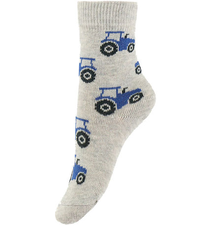 Fuzzies Strømper - 3-pak - Tractors
