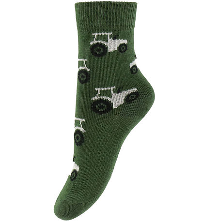 Fuzzies Strømper - 3-pak - Tractors
