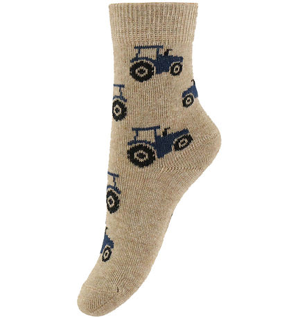 Fuzzies Strømper - 3-pak - Tractors