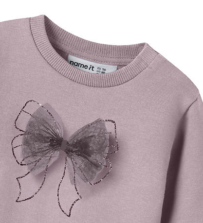 Name It Sweatshirt - NbfTasalle - Mauve Shadows