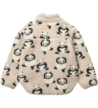 Liewood Fleecejakke - Teddy - Nolan - Panda/Sandy