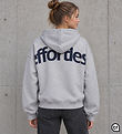 Hound Hættetrøje - HdGemma - Light Grey Melange m. Print