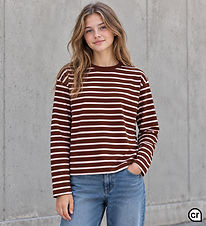 Hound Bluse - HdZoe - Burgundy/Soft pink