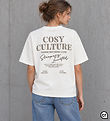 Hound T-Shirt - HdEllie - Oversized - Hvid m. Print
