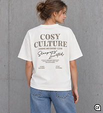 Hound T-Shirt - HdEllie - Oversized - Hvid m. Print