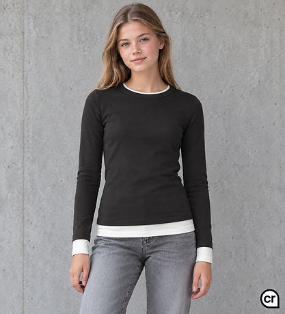 Hound Bluse - HdKaia - Sort m. Hvid