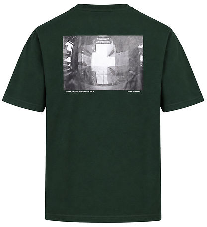 Hound T-shirt - HdAnton - Dark Green m. Print