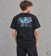 Hound T-Shirt - HdAnton - Navy m. Print