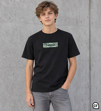 Hound T-shirt - HdAnton - Sort m. Print