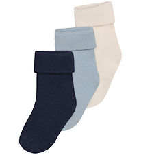 Noppies Strømper - 3-pak - Black Iris