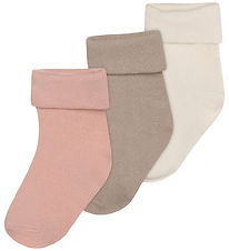 Noppies Strømper - 3-pak - Rose Smoke
