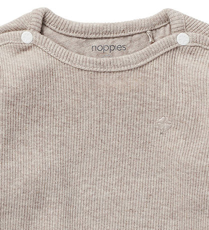 Noppies Bluse - Rib - Natal - Taupe Melange