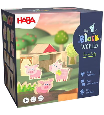 HABA Legetøj - My First Block World - Pigpen