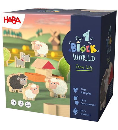 HABA Legetøj - My First Block World - Sheep Pasture
