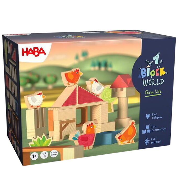 HABA Legetøj - My First Block World - Chicken Coop