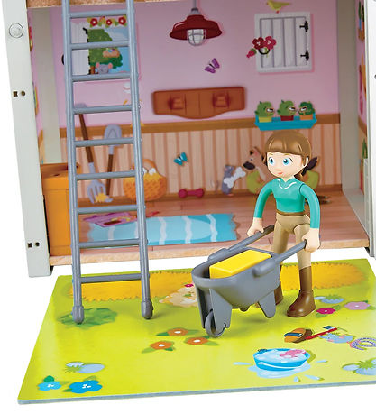 Hape Legetøj - 30 Dele - 29 cm - Pony Club Ranch