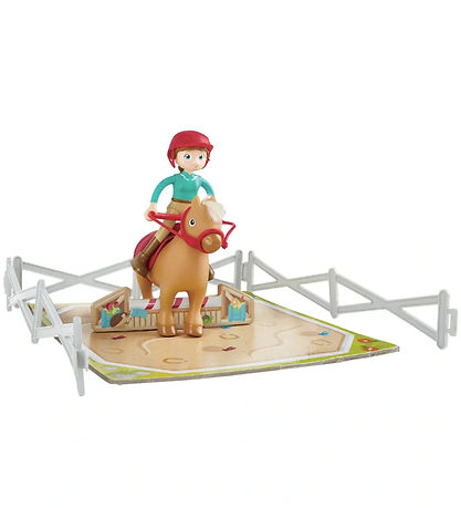 Hape Legetøj - 30 Dele - 29 cm - Pony Club Ranch