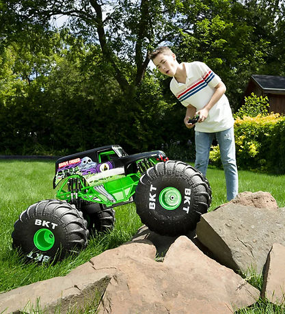 Monster Jam Fjernstyret Truck - Mega Grave Digger