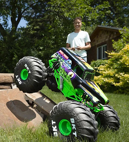 Monster Jam Fjernstyret Truck - Mega Grave Digger