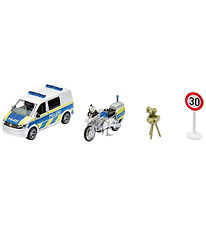 Siku Politibil m. Politimotorcykel - VW T6 - 1:50 - 2562