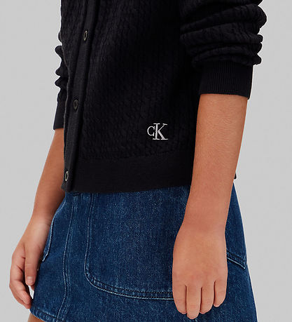Calvin Klein Cardigan - Strik - Sort