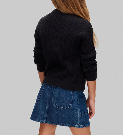 Calvin Klein Cardigan - Strik - Sort