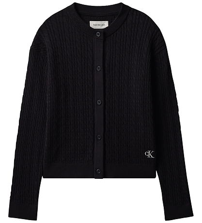 Calvin Klein Cardigan - Strik - Sort