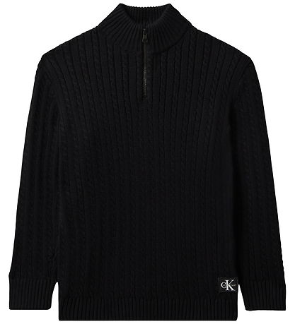 Calvin Klein Bluse - Strik - Sort