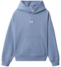 Calvin Klein Hættetrøje - Monologo - Colony Blue