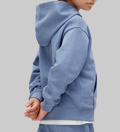 Calvin Klein Hættetrøje - Monologo - Colony Blue
