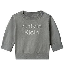 Calvin Klein Bluse - Strik - Sedona Sage Grey