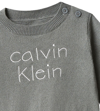 Calvin Klein Bluse - Strik - Sedona Sage Grey