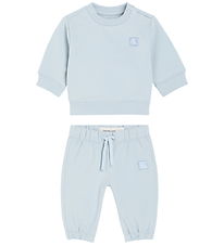 Calvin Klein Sweatsæt - Gaveæske - Blue Fog