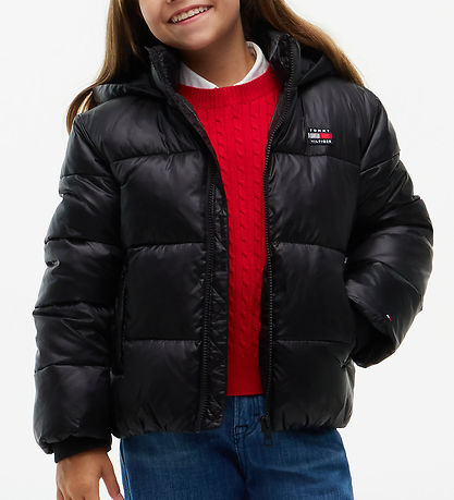 Tommy Hilfiger Dynejakke - Sort