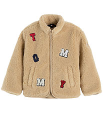 Tommy Hilfiger Fleecejakke - Teddy - Gentle Gold/Beige