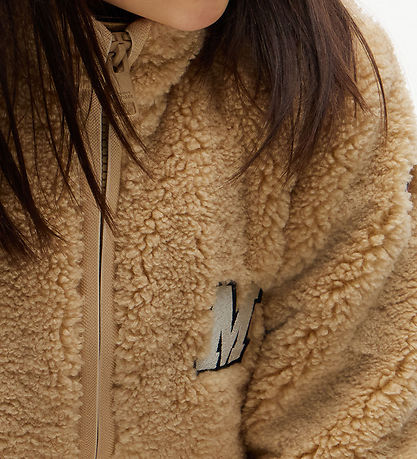 Tommy Hilfiger Fleecejakke - Teddy - Gentle Gold/Beige