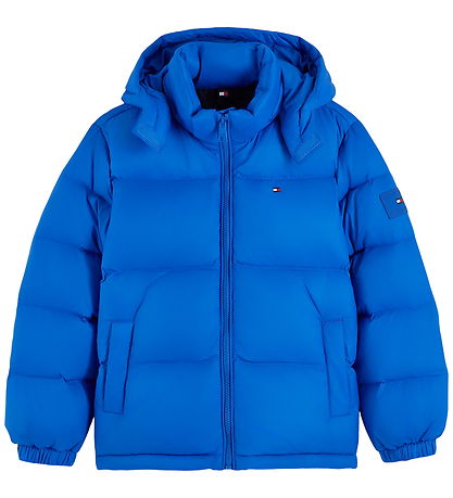 Tommy Hilfiger Dunjakke - Essential - Vibrant Blue