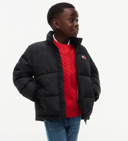 Tommy Hilfiger Dynejakke - Sort