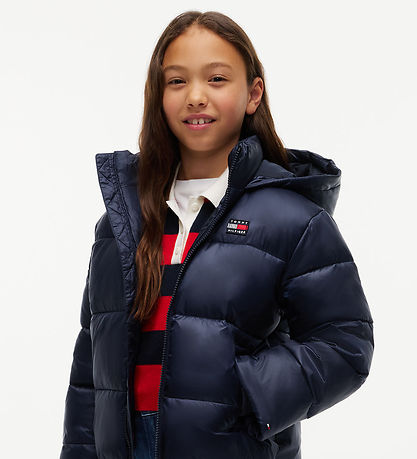 Tommy Hilfiger Dynejakke - Dark Blue