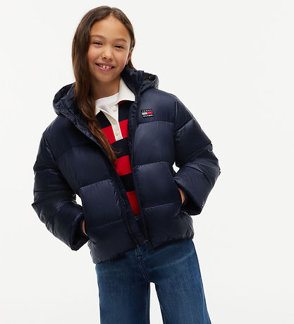 Tommy Hilfiger Dynejakke - Dark Blue
