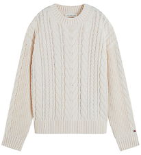 Tommy Hilfiger Bluse - Strik - Ivory Petal Yellow