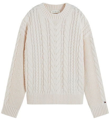Tommy Hilfiger Bluse - Strik - Ivory Petal Yellow