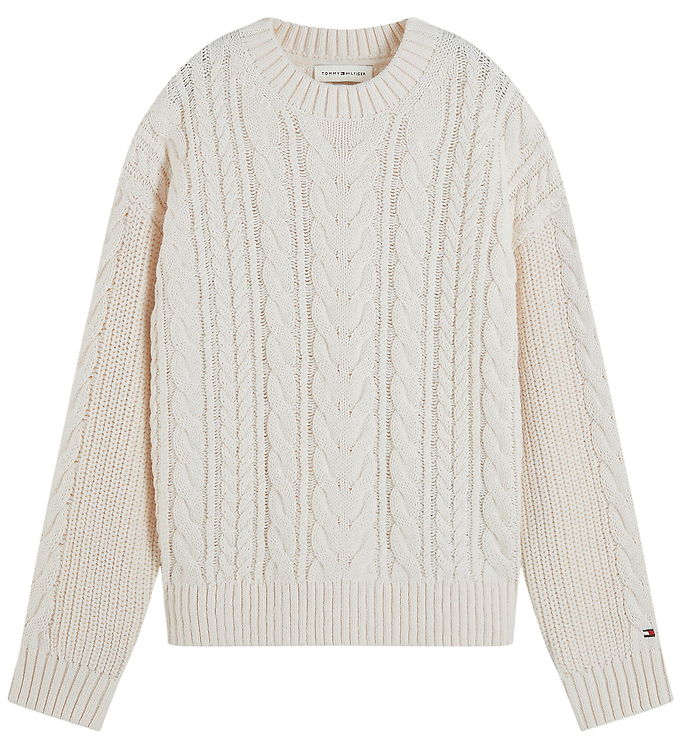 Tommy Hilfiger Bluse - Strik - Ivory Petal Yellow