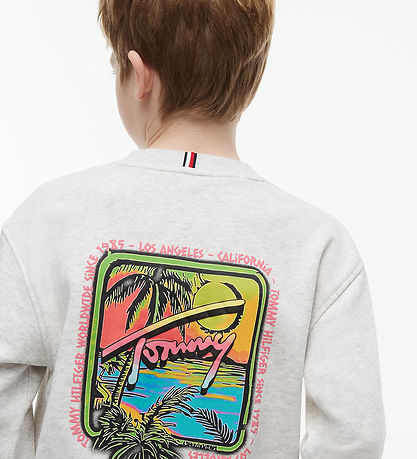 Tommy Hilfiger Sweatshirt - Light Grey/Heather Grey