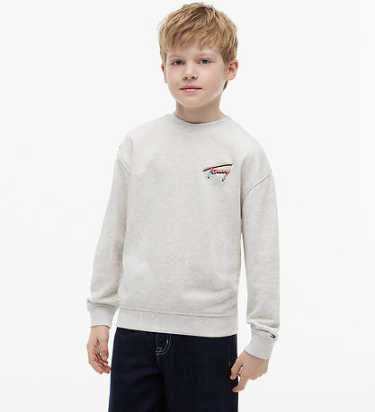 Tommy Hilfiger Sweatshirt - Light Grey/Heather Grey
