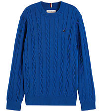 Tommy Hilfiger Bluse - Strik - Vibrant Blue