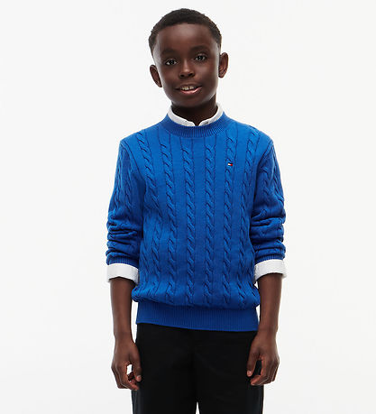 Tommy Hilfiger Bluse - Strik - Vibrant Blue