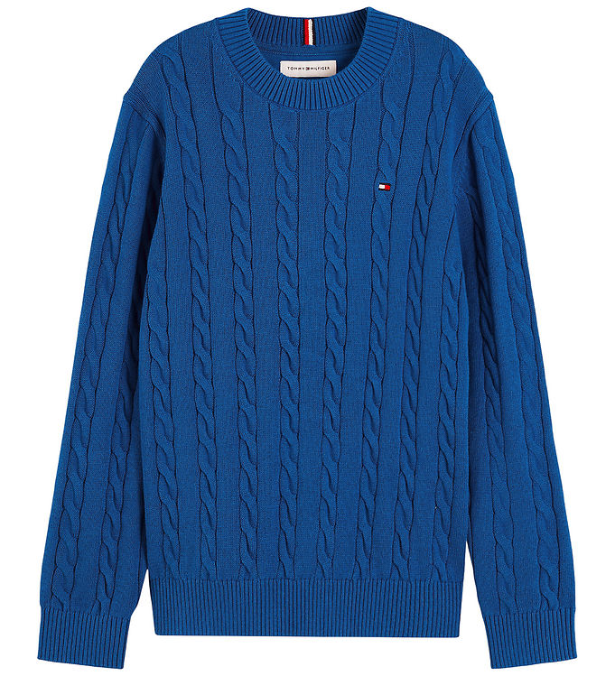 Tommy Hilfiger Bluse - Strik - Vibrant Blue