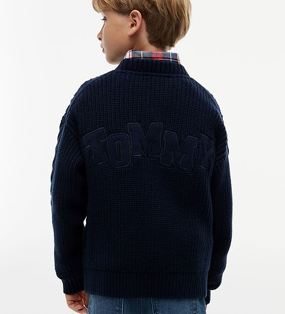 Tommy Hilfiger Bluse - Strik - Dark Blue