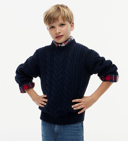 Tommy Hilfiger Bluse - Strik - Dark Blue